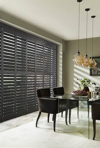kitchen, dining room shutters
