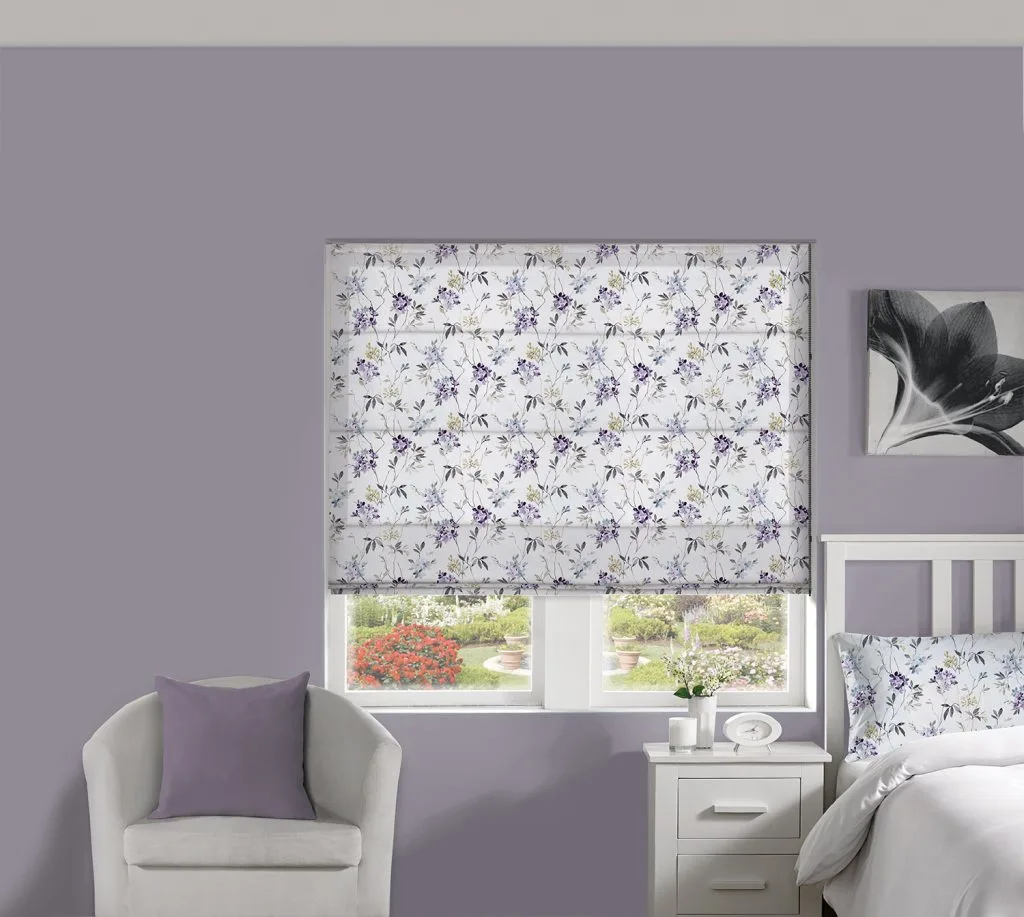 Blossom Lilac - Roman Blind