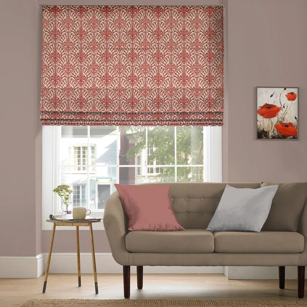 Brabant Red - Roman blind