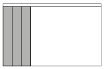 Bunching Options - vertical blinds - left bunch