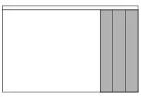 Bunching Options - vertical blinds - right bunch