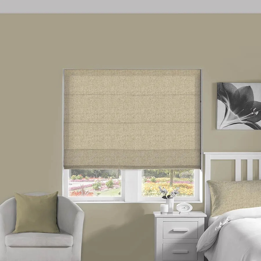 Canvas Granola - Roman Blind