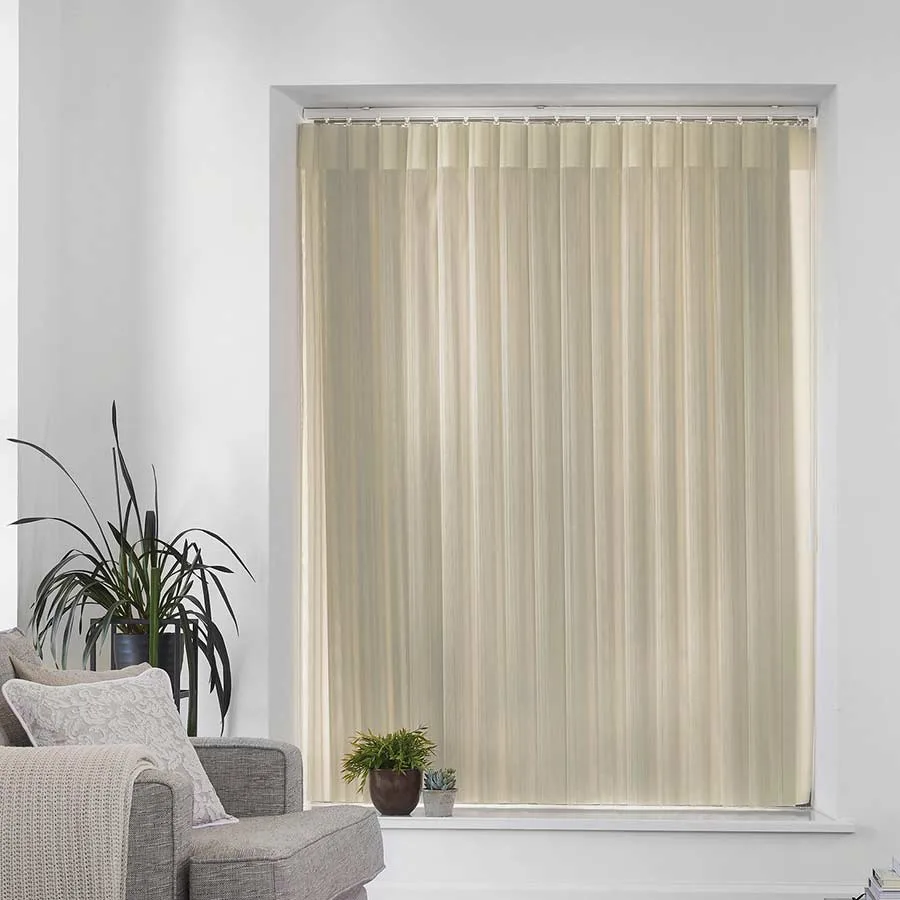 Stripe Mid Cream -Vertex Blind