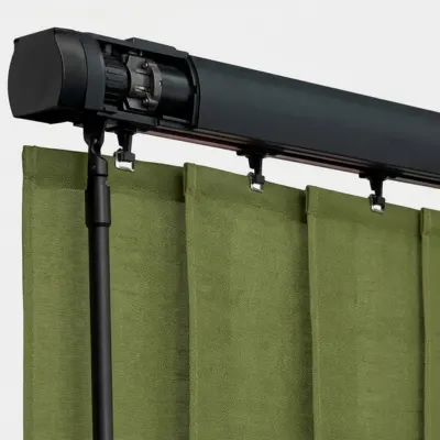 graphite black trucks - vertical blinds headrail
