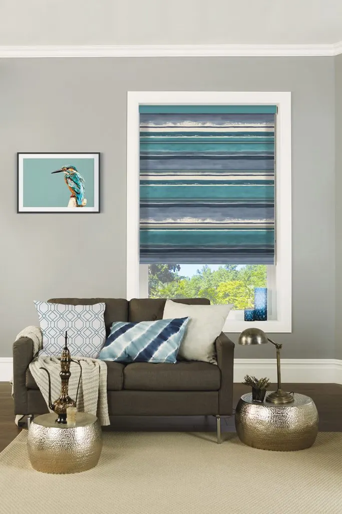 Aquarelle Ocean - Cross Blinds & Shutters