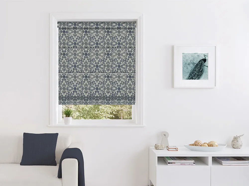 Eden Denim - Cross Blinds & Shutters