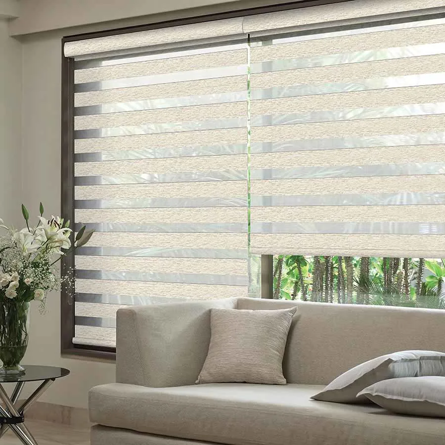 Glitter Gold Duplex Blinds Glasgow
