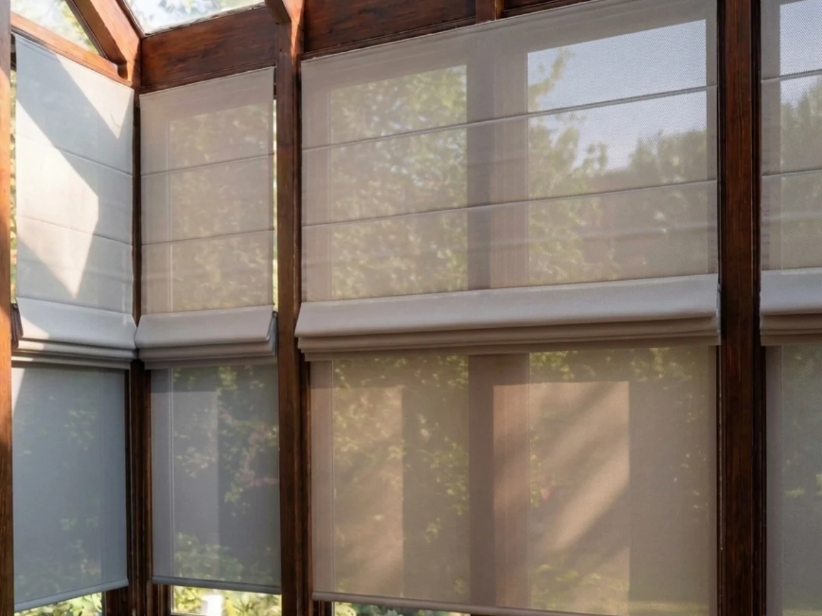 PVC Fabrics Roller Blinds