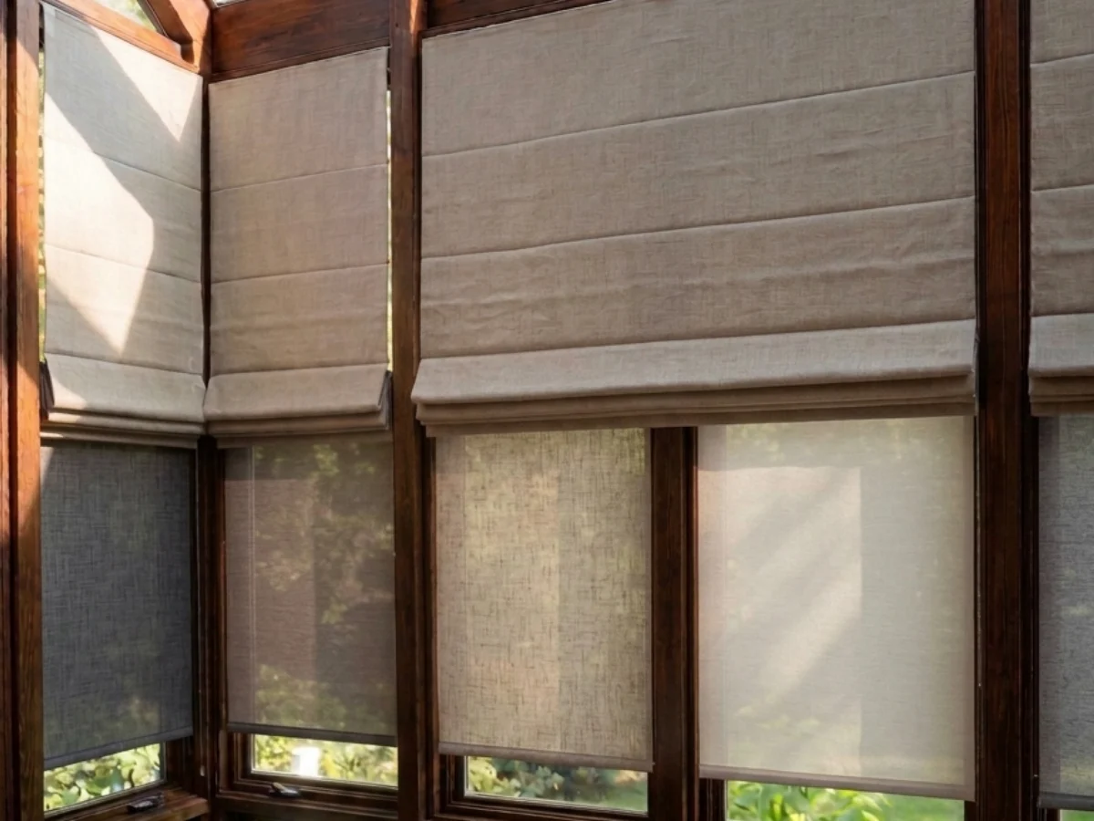 Polyester Fabrics Roller Blinds