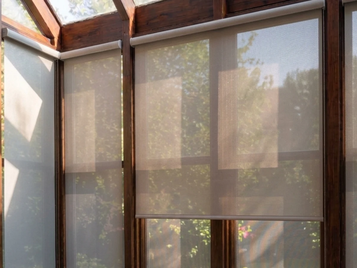 Solar-Reflective Fabrics Roller Blinds