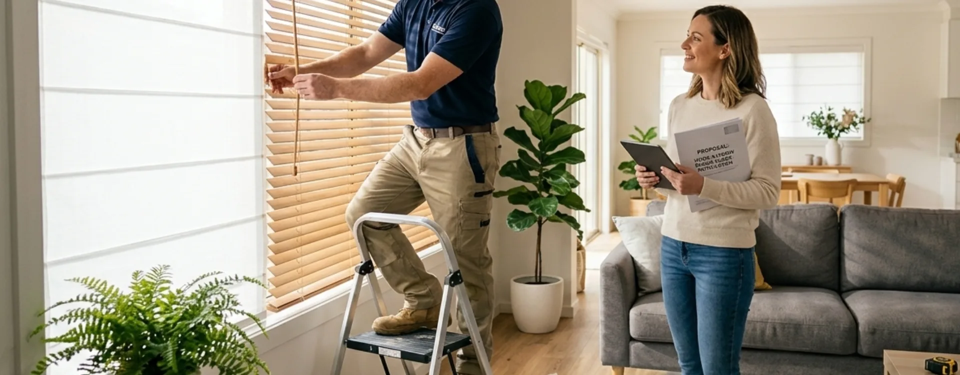 blinds installation proposal