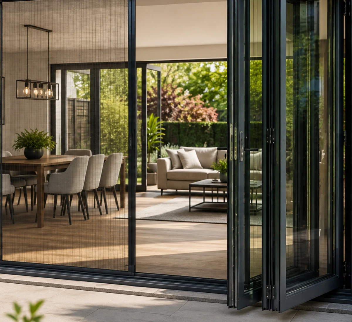 Bespoke Fly Screens for Bifold Doors