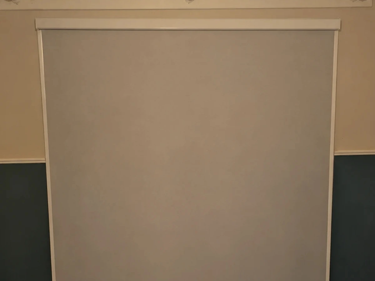 blackout blinds installed in Airdrie home