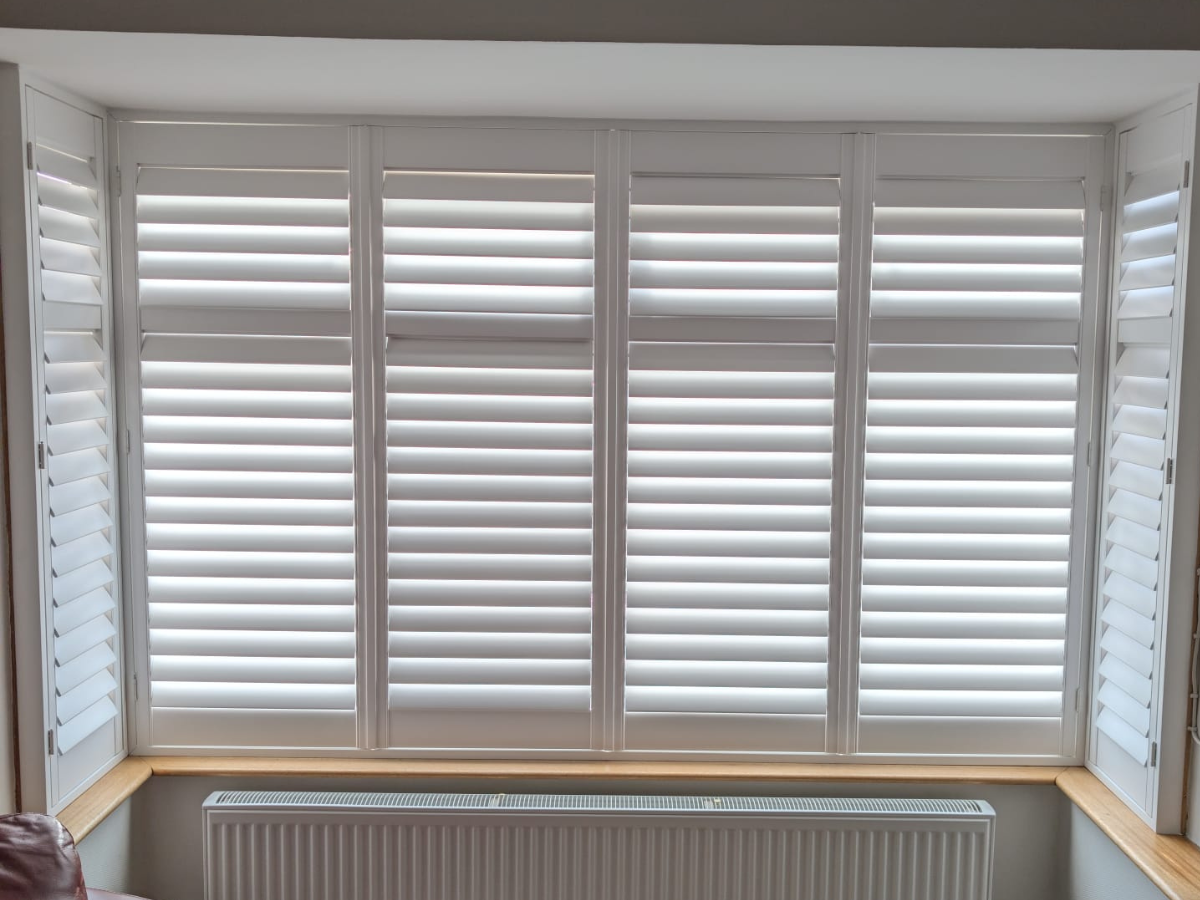 plantation shutter installed in Milngavie living room